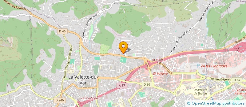 localisation de l'entreprise TEAM COHIDON à LA VALETTE-DU-VAR