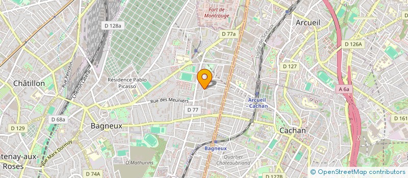 localisation de l'entreprise TEAM COLOR à BAGNEUX
