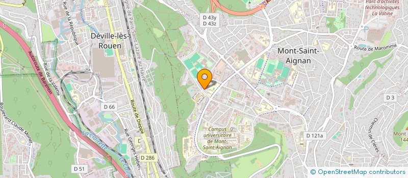 localisation de l'entreprise TEAM COLORS  MONT-SAINT-AIGNAN