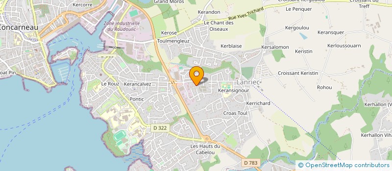 localisation de l'entreprise TEAM CONCARNEAU TRIATHLON à CONCARNEAU