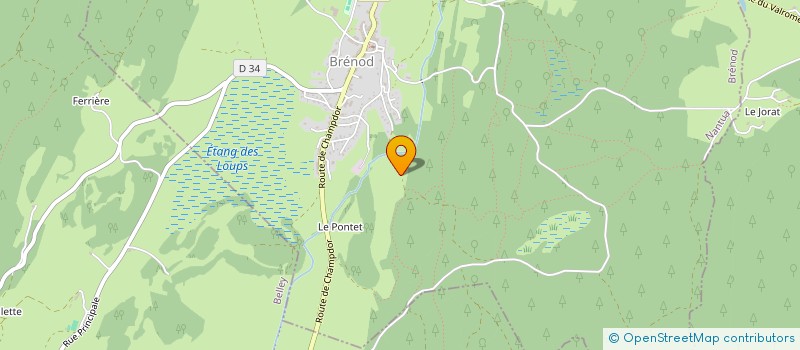 localisation de l'entreprise TEAM CONSEIL  BRENOD