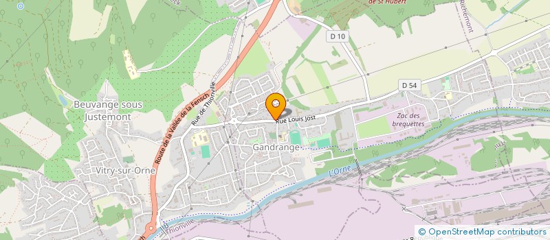 localisation de l'entreprise TEAM CONSULT GROUP  GANDRANGE