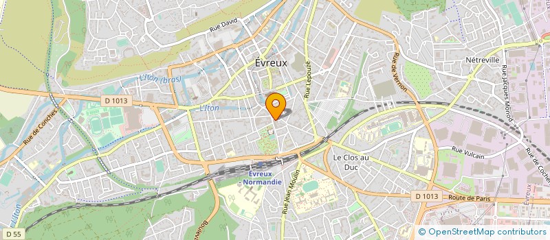 localisation de l'entreprise TEAM COPAINS D'ABORD EVREUX  EVREUX