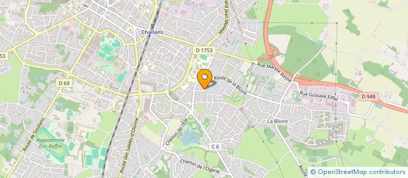 localisation de l'entreprise TEAM COPILOTE à CHALLANS