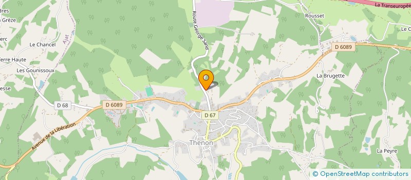 localisation de l'entreprise TEAM CRON G  PEYRIGNAC