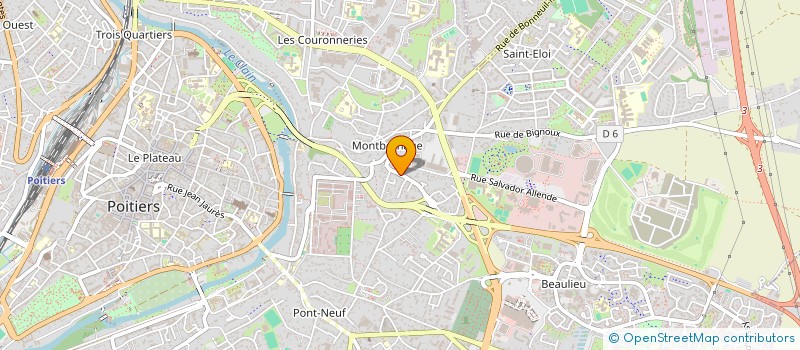 localisation de l'entreprise TEAM CYCLING ENDURANCE  POITIERS