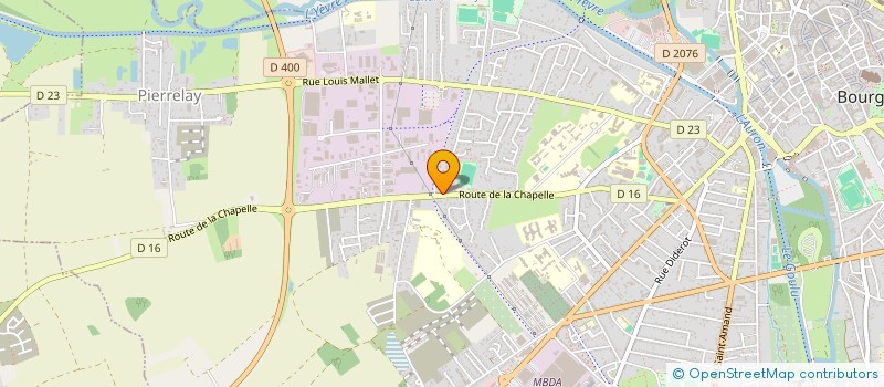 localisation de l'entreprise TEAM CYCLISTE MENETOU-SALON  BOURGES