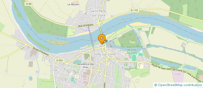 localisation de l'entreprise TEAM CYCLISTE SULLYLOIS à SULLY-SUR-LOIRE