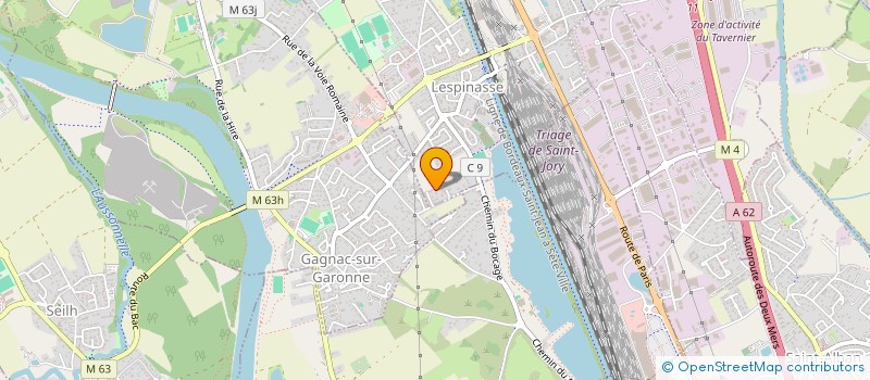 localisation de l'entreprise TEAM  CYCLO-CROSS COMPETITION  LESPINASSE