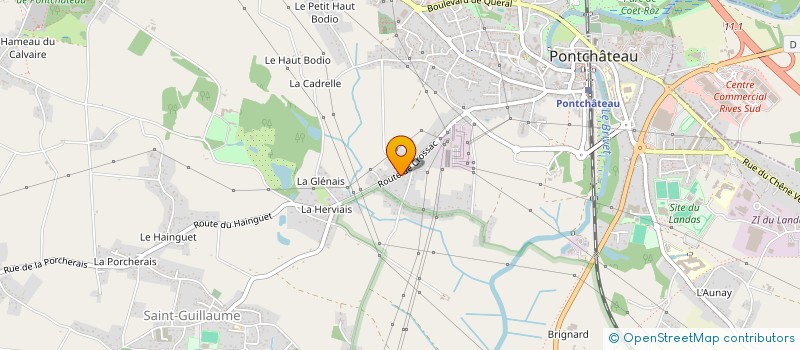 localisation de l'entreprise TEAM DAVID FULL KICK BOXING  PONTCHATEAU