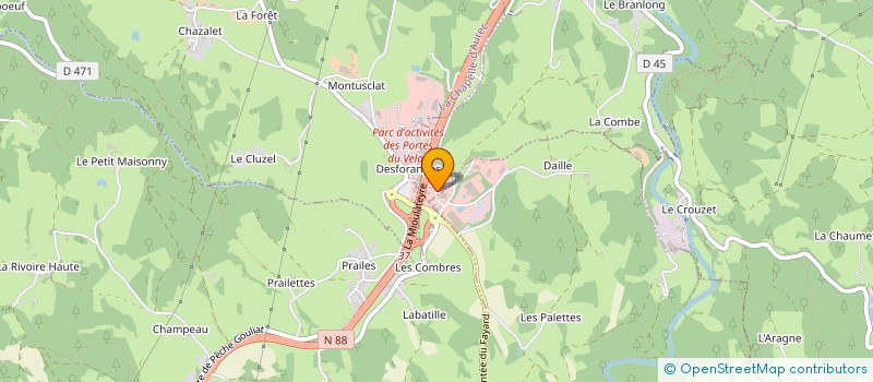 localisation de l'entreprise TEAM DELORME RACING  PONT-SALOMON