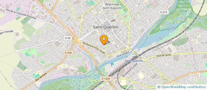 localisation de l'entreprise TEAM DEMOULIN FREDERIC ACADEMY à SAINT-QUENTIN