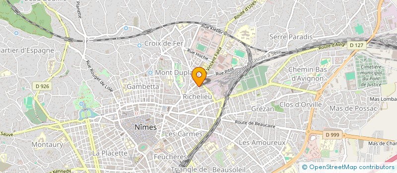 localisation de l'entreprise TEAM DENIM  NIMES