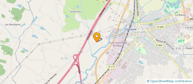 localisation de l'entreprise TEAM DEPASSEMENT DE SOI  CAUSSADE