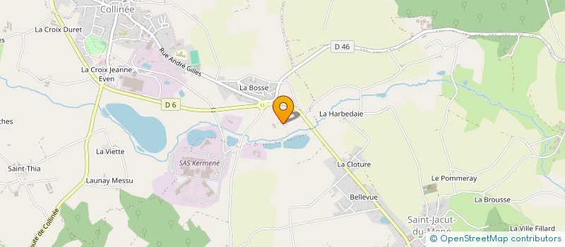 localisation de l'entreprise TEAM DES 3 RIVIERES à LE MENE
