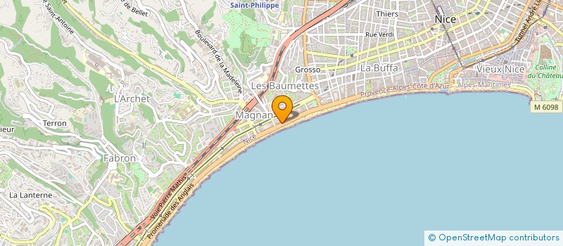 localisation de l'entreprise TEAM DGI à NICE