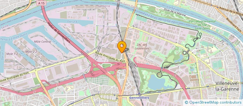 localisation de l'entreprise TEAM DIAG  GENNEVILLIERS