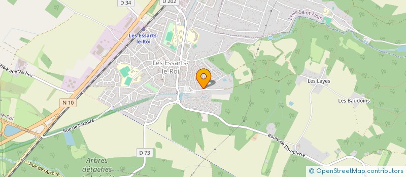 localisation de l'entreprise TEAM DIVERGENTES  LES ESSARTS-LE-ROI