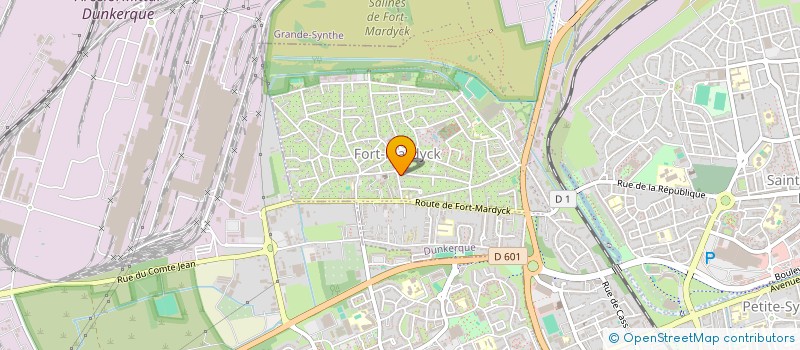 localisation de l'entreprise TEAM DK STUNT 59 à DUNKERQUE