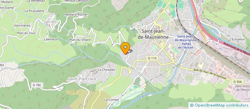 localisation de l'entreprise TEAM DOMPNIER  SAINT-JEAN-DE-MAURIENNE