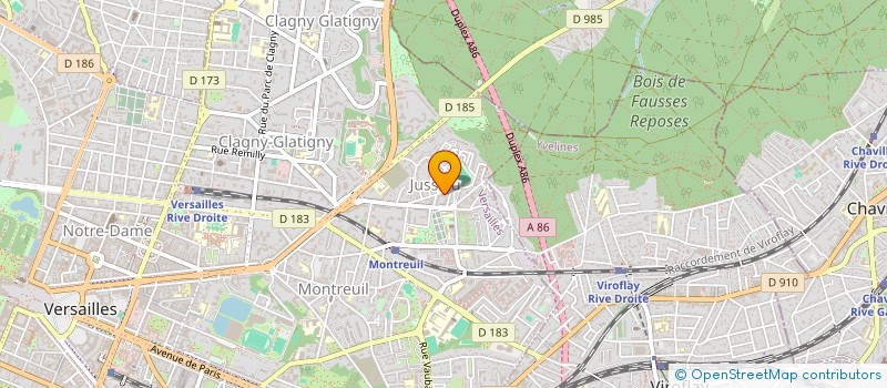 localisation de l'entreprise TEAM DPH à VERSAILLES