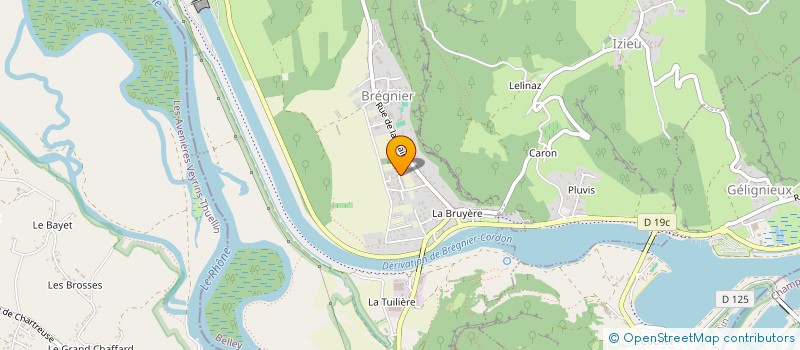 localisation de l'entreprise TEAM DRS  BREGNIER-CORDON