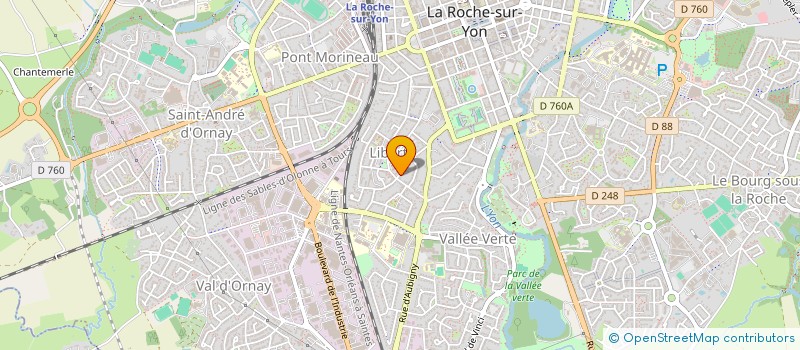 localisation de l'entreprise TEAM DUVELO à LA ROCHE-SUR-YON