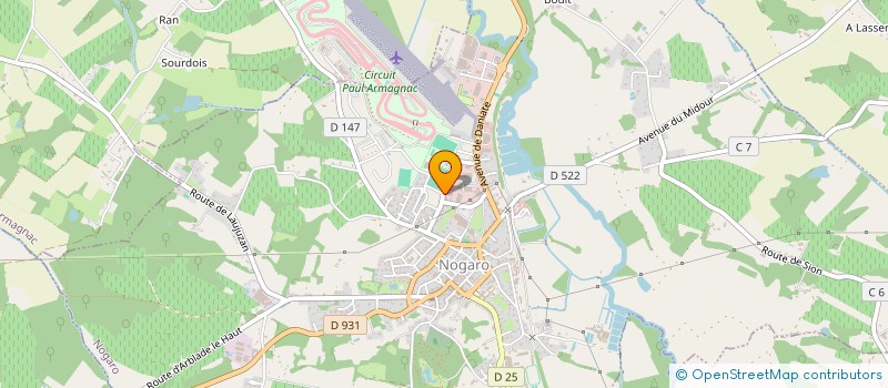 localisation de l'entreprise TEAM ECOLE DE LA PERFORMANCE  NOGARO