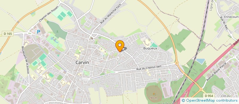 localisation de l'entreprise TEAM ELEC  CARVIN