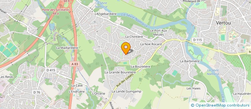 localisation de l'entreprise TEAM ELLES à VERTOU