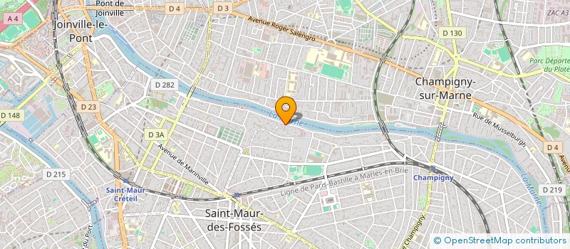 localisation de l'entreprise TEAM ESCRIME LEVAVASSEUR à SAINT-MAUR-DES-FOSSES