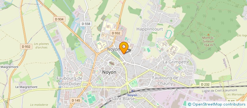 localisation de l'entreprise TEAM ETANCH' à NOYON