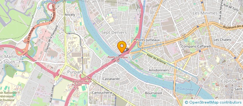 localisation de l'entreprise TEAM EVENTS 31  TOULOUSE