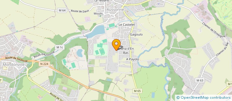 localisation de l'entreprise TEAM EVER à AUSSONNE