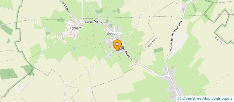 localisation de l'entreprise TEAM EVOLUTION MTB  BECOURT