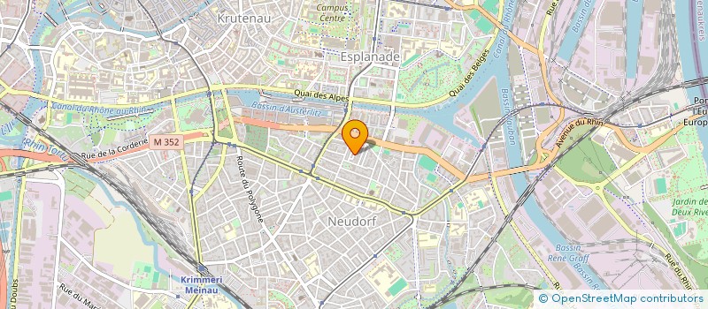 localisation de l'entreprise TEAM EXPRESS à STRASBOURG