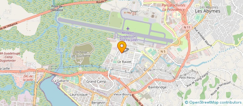 localisation de l'entreprise TEAM EXTREME KARUKERA  LES ABYMES