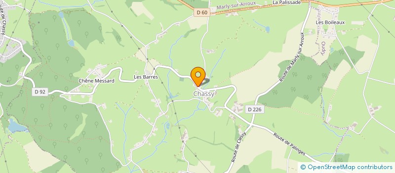 localisation de l'entreprise TEAM FAMILY  CHASSY