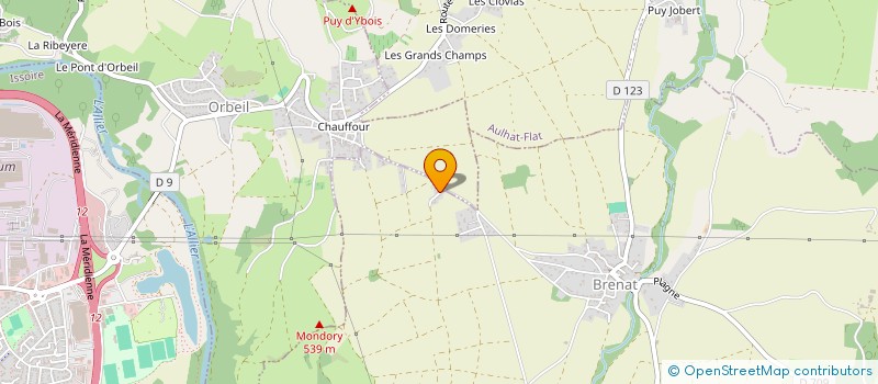 localisation de l'entreprise TEAM FCG  BRENAT