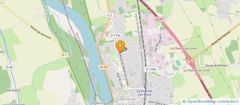 localisation de l'entreprise TEAM FIT58 à LA CHARITE-SUR-LOIRE