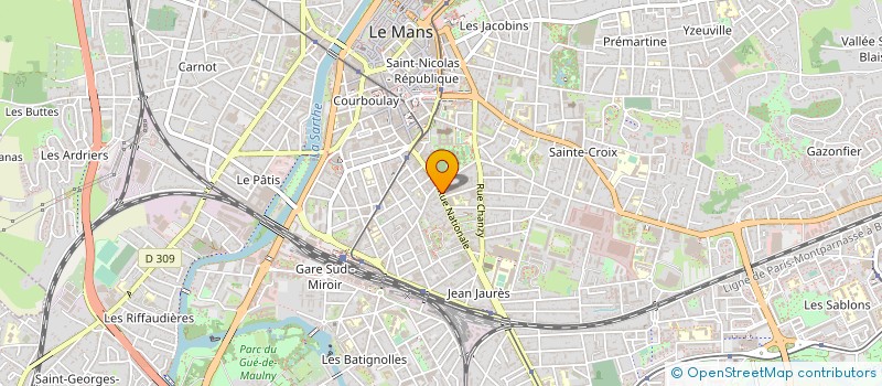 localisation de l'entreprise TEAM FM à LE MANS