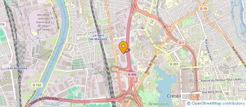 localisation de l'entreprise TEAM FRAMESI FRANCE  CRETEIL