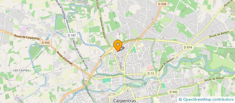 localisation de l'entreprise TEAM FUSION BMX à CARPENTRAS