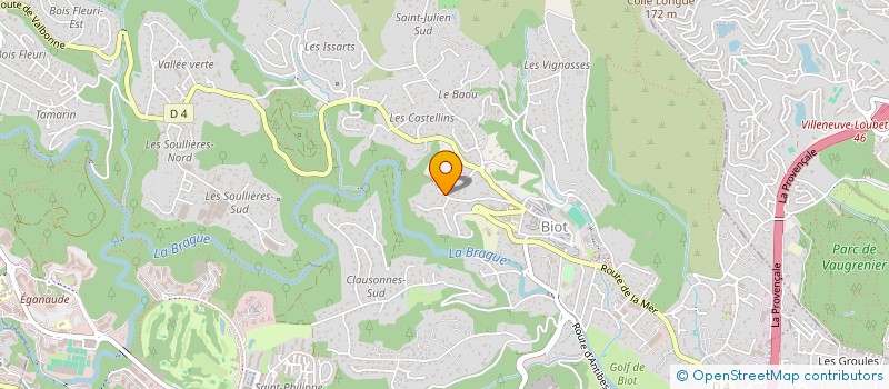 localisation de l'entreprise TEAM G FORCE  BIOT