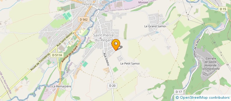 localisation de l'entreprise TEAM G2A à SAINT-PIERRE-DU-REGARD