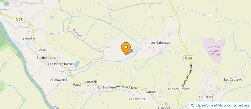 localisation de l'entreprise TEAM GACHON  BIOULE