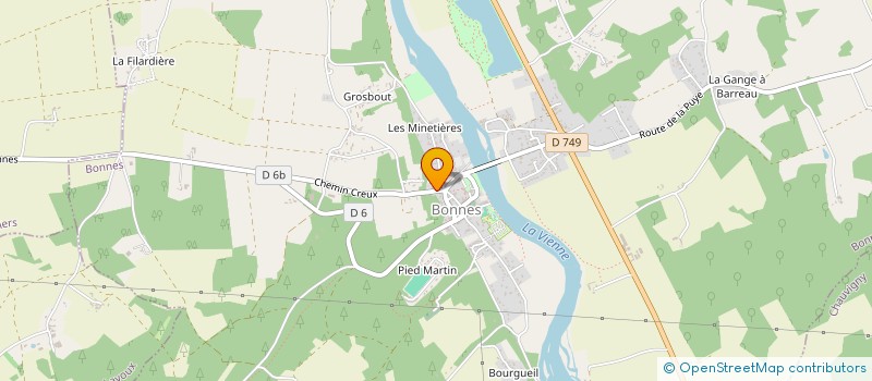 localisation de l'entreprise TEAM GAZZZ 86 à BONNES