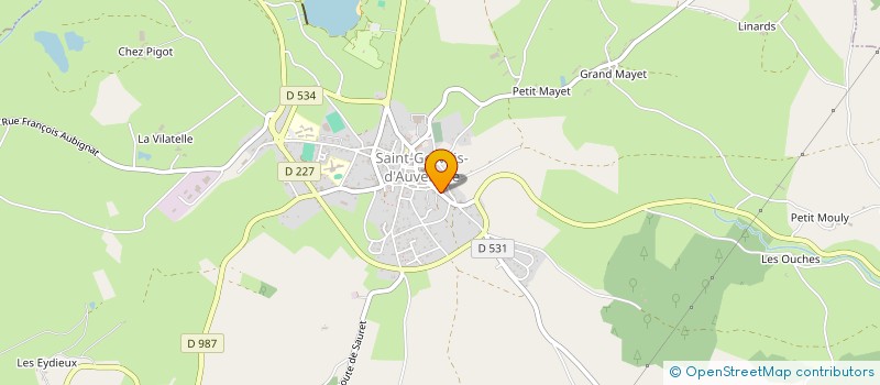 localisation de l'entreprise TEAM GERVAISIEN - TGVELO  SAINT-GERVAIS-D'AUVERGNE