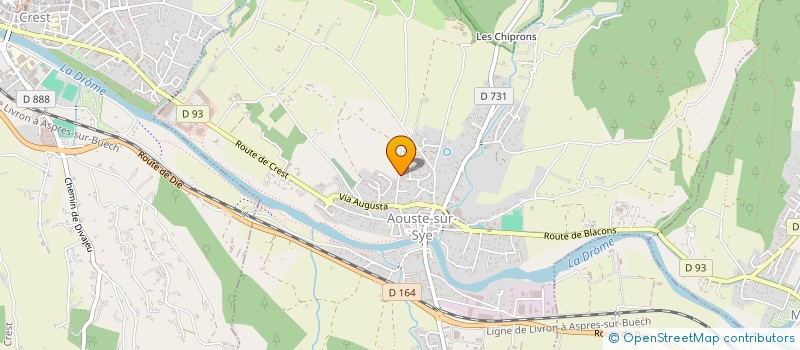 localisation de l'entreprise TEAM GERVANNE AUTO SPORT  AOUSTE-SUR-SYE