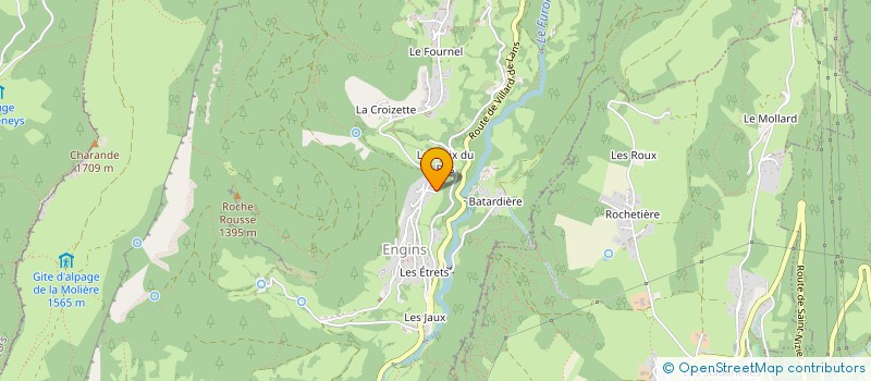 localisation de l'entreprise TEAM GIROUD  ENGINS